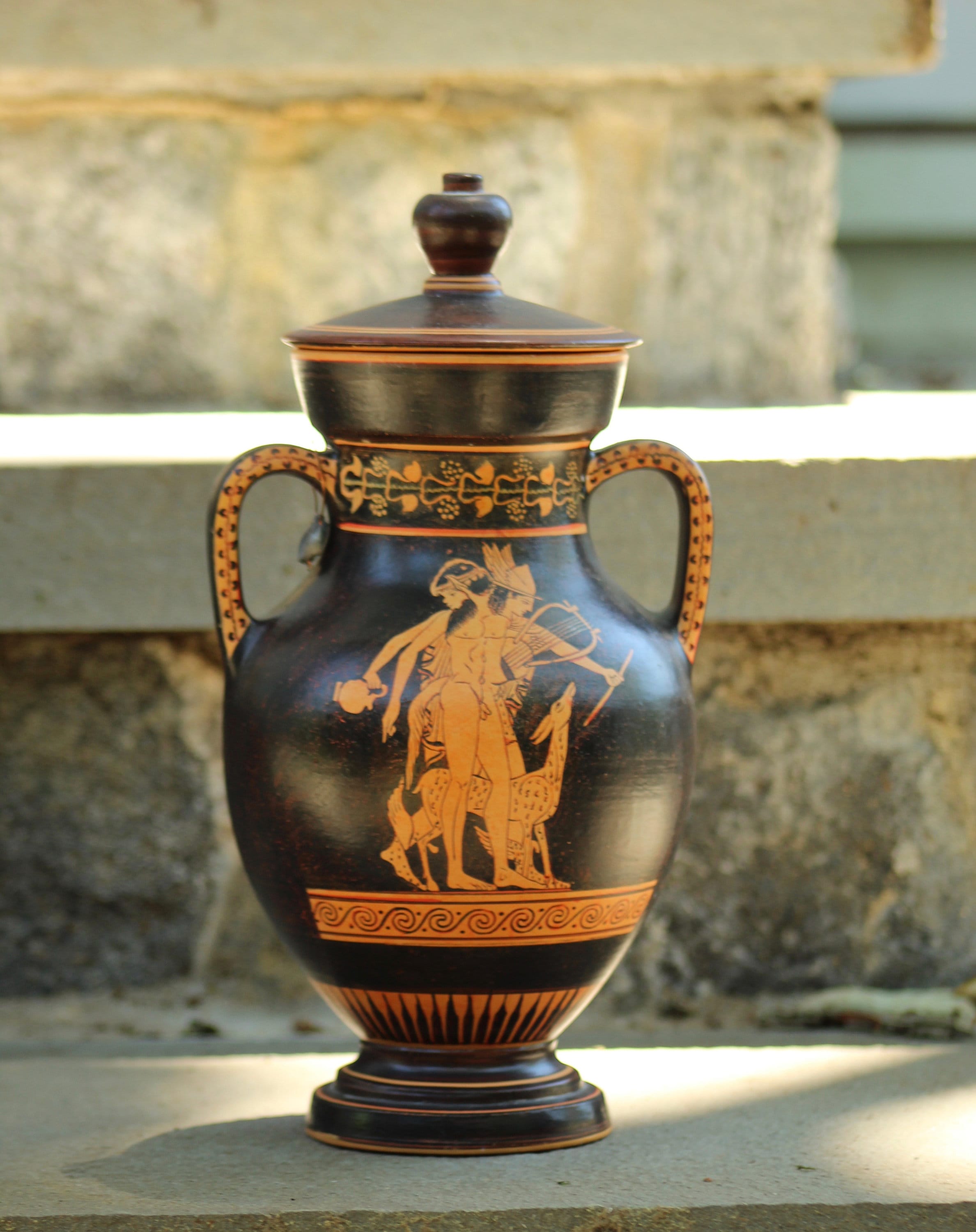 Hermes Greek Pottery Handmade Replica - Etsy