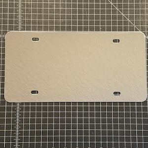 Silver Mirror Chrome Blank Stainless Steel Metal US License Plate