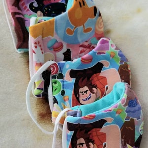 Ralph Vanellope qbert video game adventure games face mask covering assorted Free Shipping!