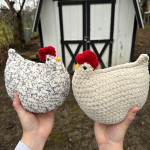 Handmade Crochet Plush Chickens - Amigurumi