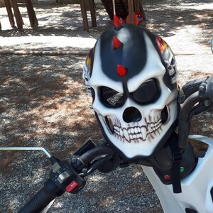 Skull bicycle helmet outlet