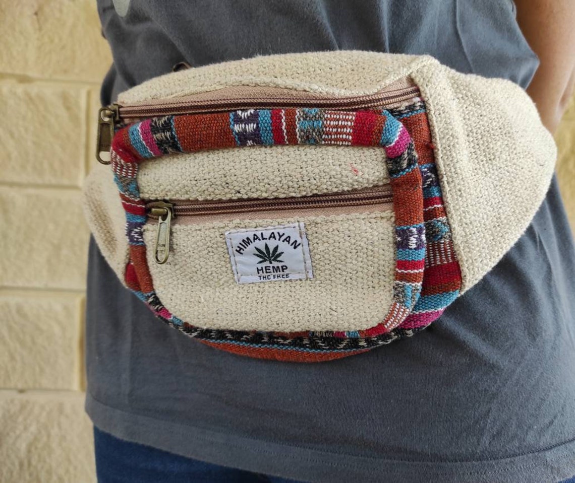 Himalayan Hemp Fanny Bag. Ecofriendly Unisex Fanny Pack Etsy