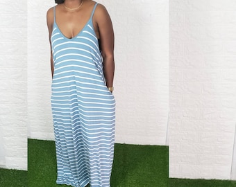 Modest Maxi Dress, Plus Size Maxi Dress, Casual Maxi Dress