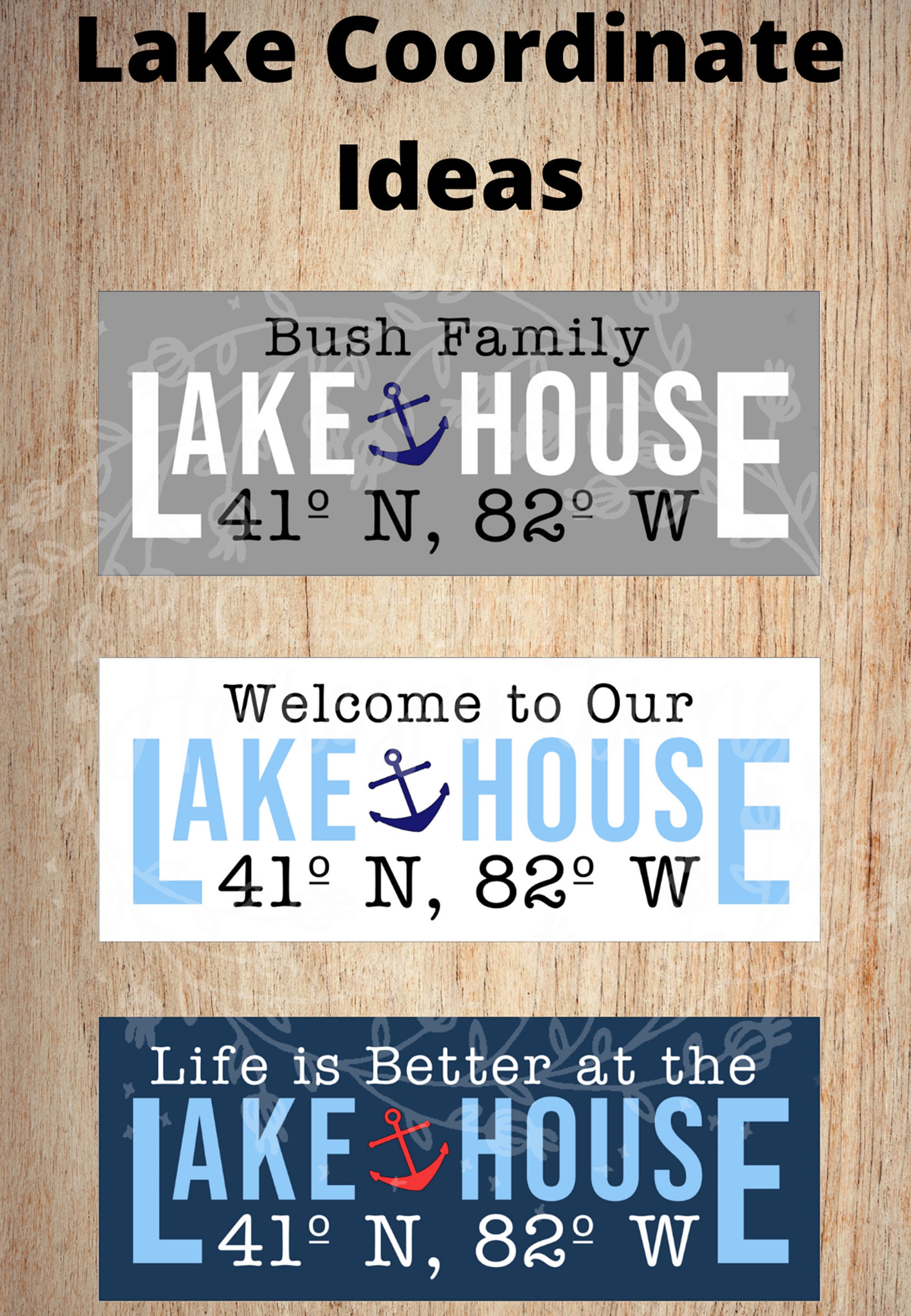 to Our Lake House Sign Custom Lake House Sign Lake Etsy