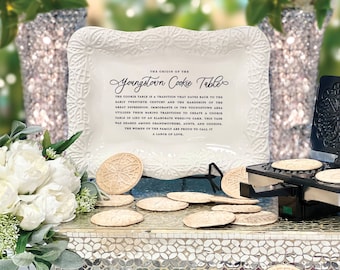 Pizzelle Wedding Cookie Table Platter