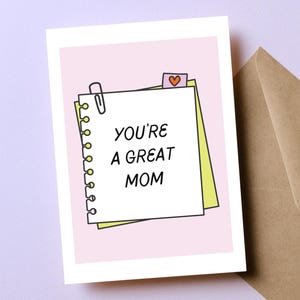 Joyeuse fête des mères, cadeau pour une super maman, carte meilleure amie, remerciement pour femme, appréciation pour maman, Vous êtes une super maman, cadeau pour une amie maman