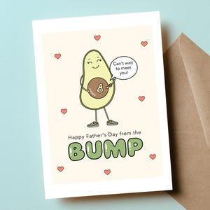 Glücklicher Vatertag von der Beule, Vati, zum Vatertagskarte zu sein, Erster Vatertag, Erwartet der Vatertag Geschenk für ihn, Bald Vater Geschenk zu sein