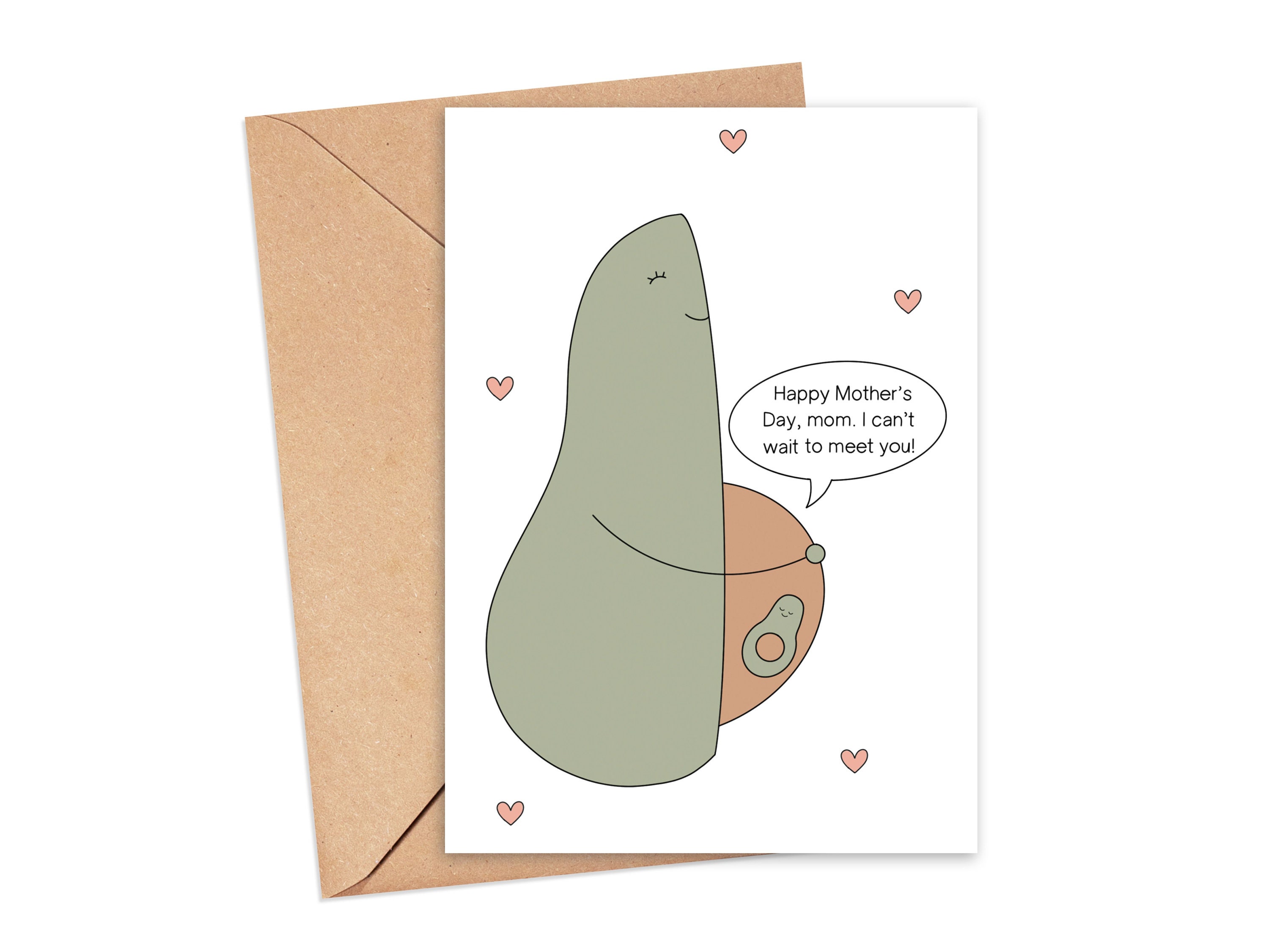 Mom to Be Mother's Day Card Happy Mother's Day From - Etsy