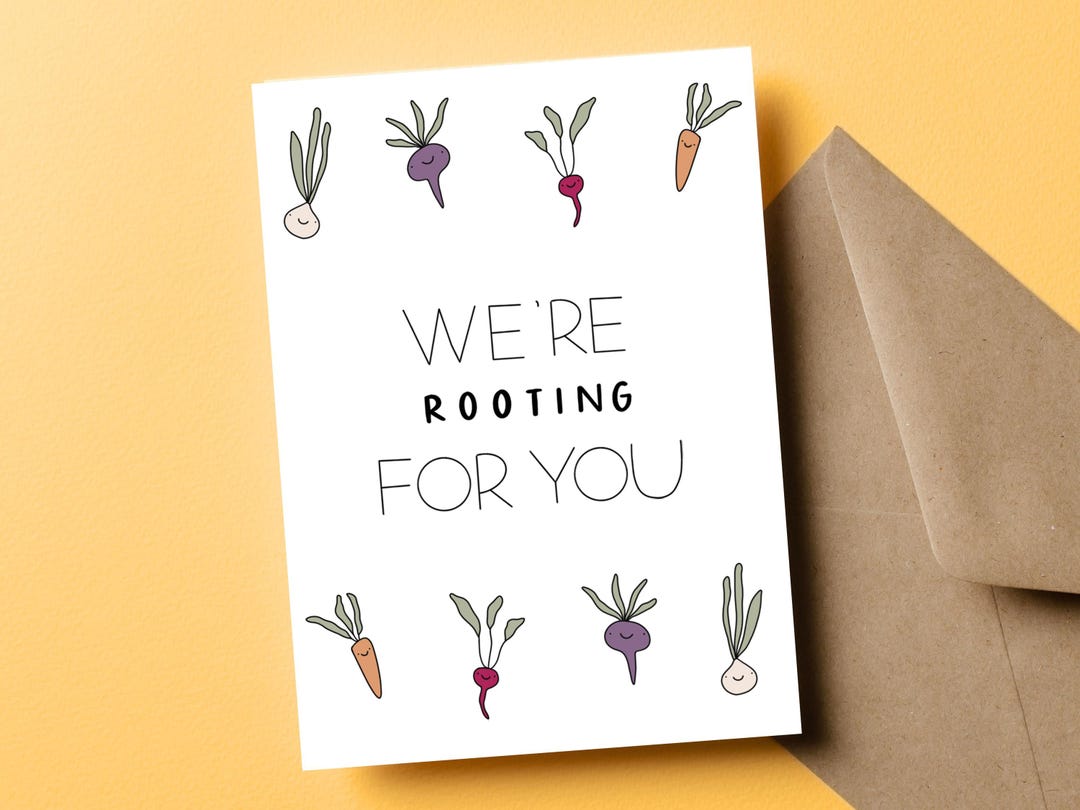 Good Luck New Job, We're Rooting for You Card, Congratulations Card ...