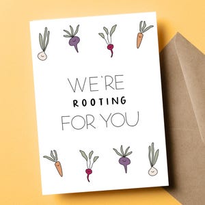Bonne chance, nouvel emploi, carte Nous vous soutenons, carte de félicitations, cadeau d'adieu, carte pour collègue