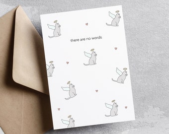 Cat Sympathy Card: Pet Loss, Rainbow Bridge