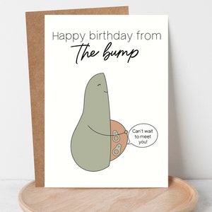 Carte d'anniversaire de futur papa jumeau, joyeux anniversaire avec des jumeaux, cadeau pour nouveau papa, cadeau pour mari, carte d'une femme enceinte