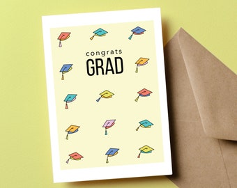 2024 Graduate, Graduation Gifts, Congratulations Graduation Card, Congrats Grad Card, 2024 Grad Gift, Class of 2024