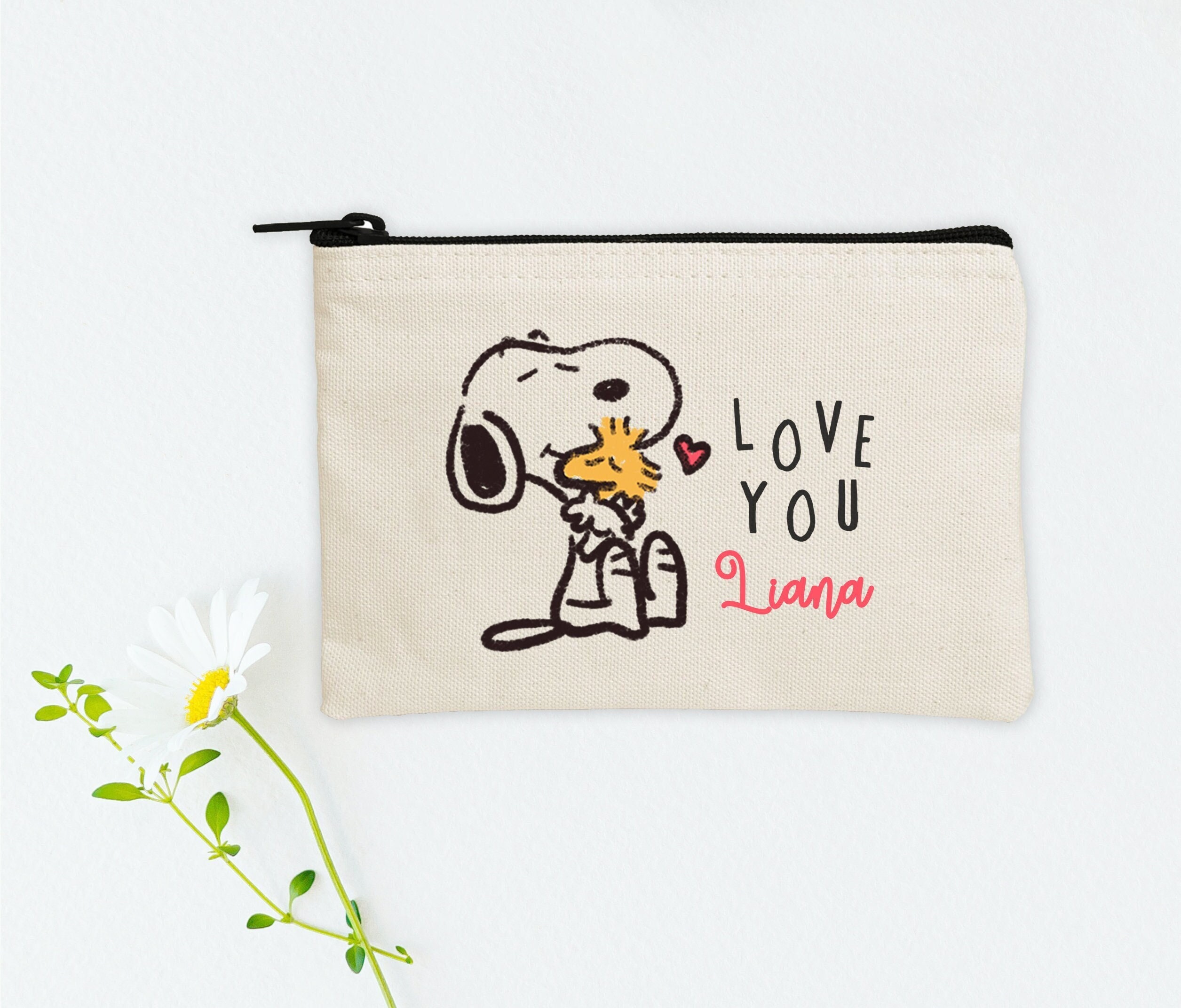 Snoopy Charlie Brown Cartoon Pu Leather Wallet Print Women