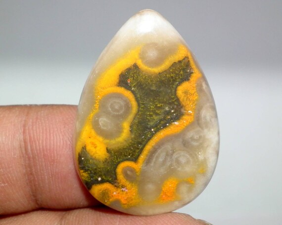 Gorgeous 100/% Natural Bumble Bee AAA Quality Loose Cabochon Gemstone Oval Shape Making For Jewelry 48.20 c.t 42x26x5 mm