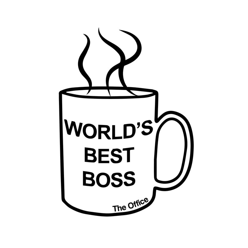 Download The Office SVG File World's Best Boss | Etsy