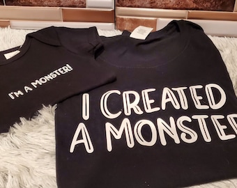 I Created A Monster Shirt, Funny Halloween Shirt