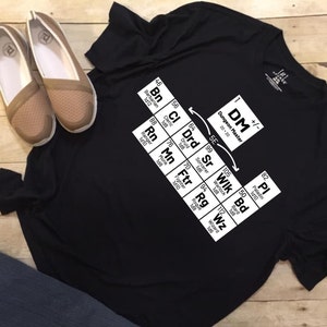 Dungeons and Dragons Periodic Table Shirt, Shirt for Him, Shirt for Her, Dungeon Master Shirt, D&D