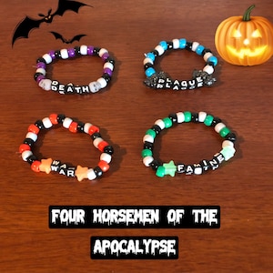 Four Horsemen of the Apocalypse Kandi Bracelets