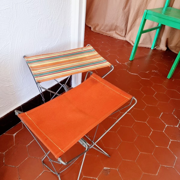 Tabouret de pêche vintage années 60