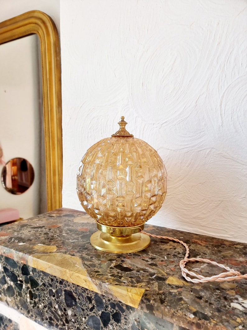 Lampe globe vintage