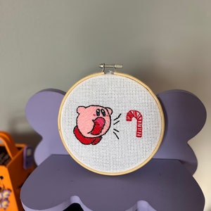 Pink Character Cross Stitch