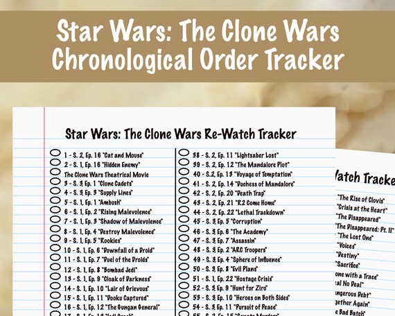the clone wars viewing order