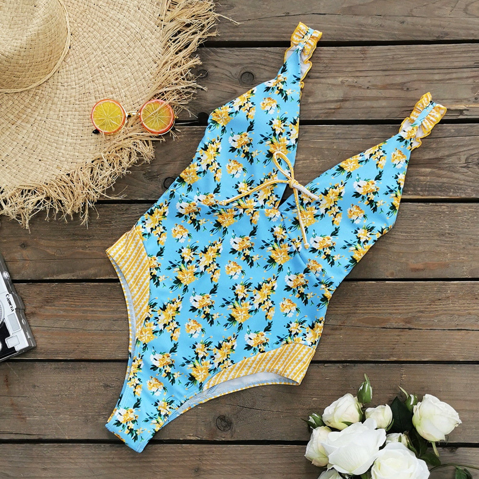 Boho Swimsuit Boho Beach Wear Bohemian Swimsuit One Etsy