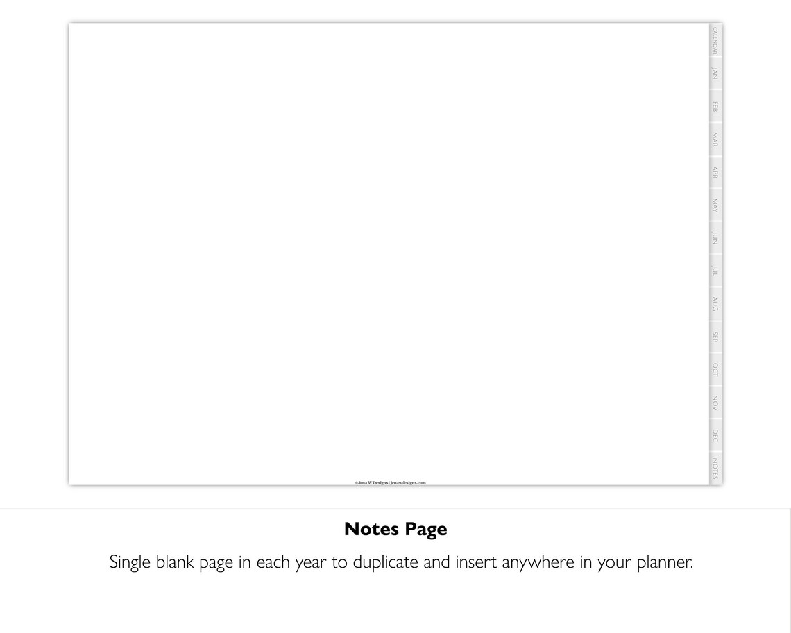 2023 2024 Monthly Digital Planner Simple Planner for Men Etsy