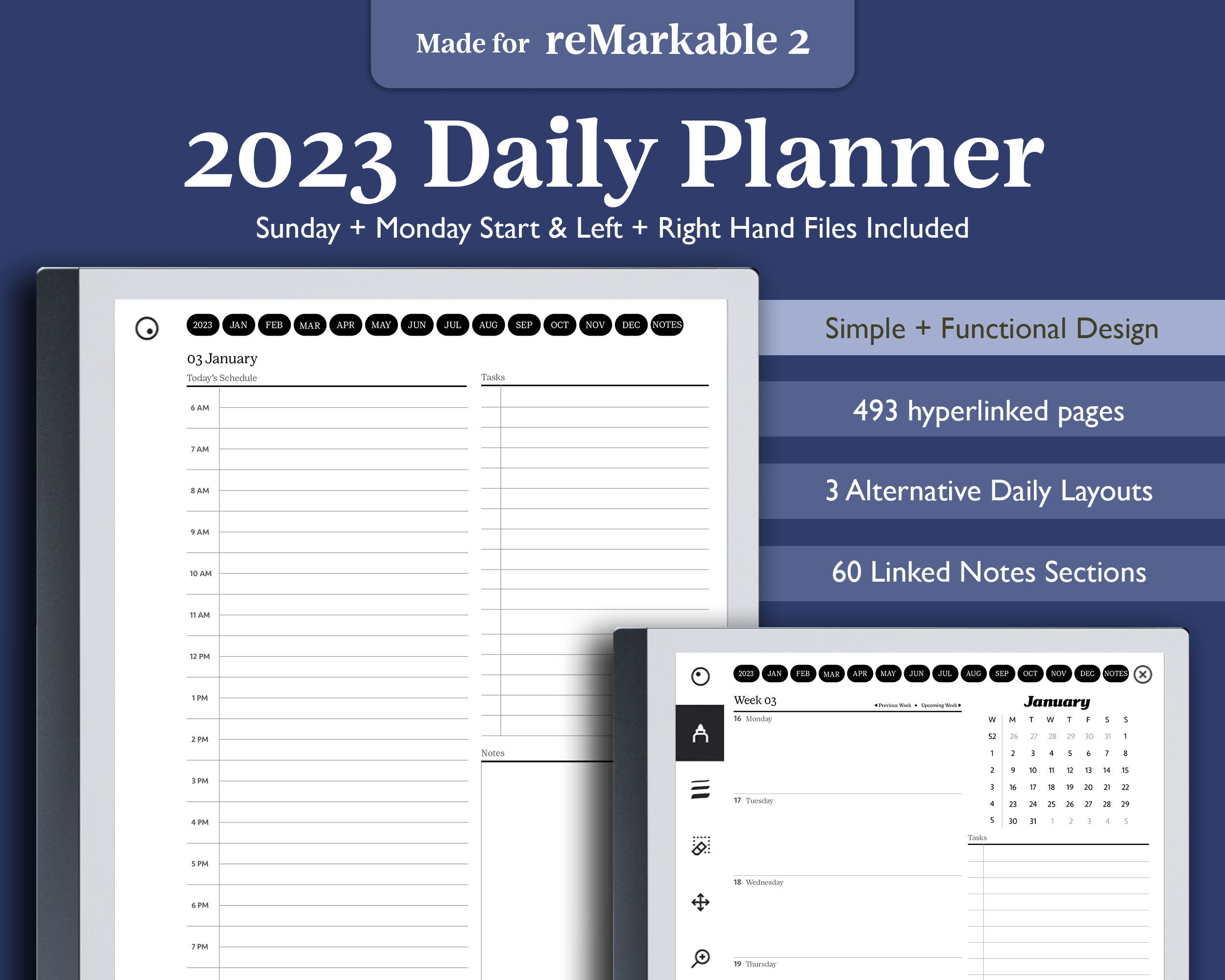 2023 Agenda pdf with hyperlink? : r/RemarkableTablet