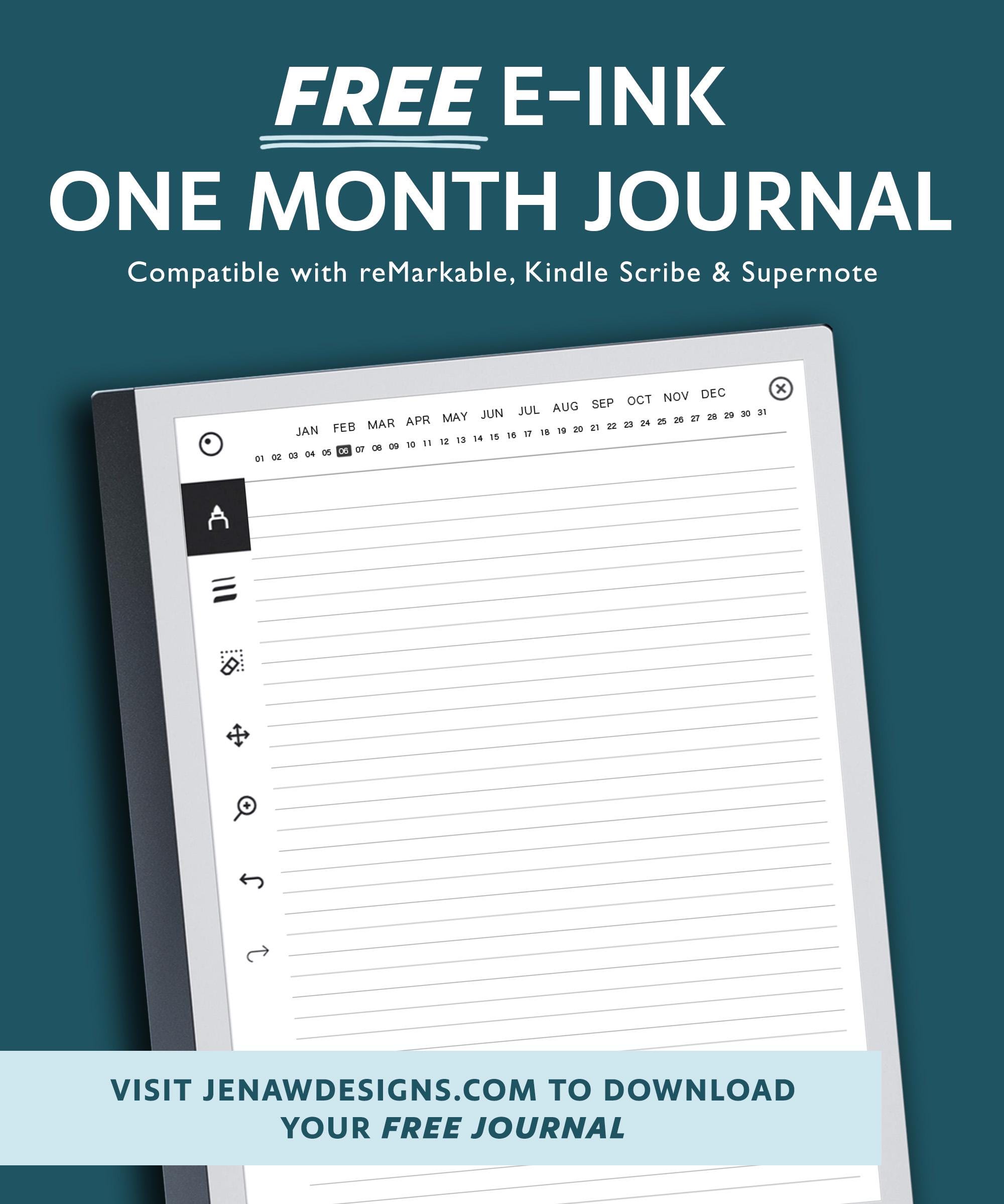 Cornell Notebook for Kindle Scribe: Hyperlinked PDF (lined, Dotted ...