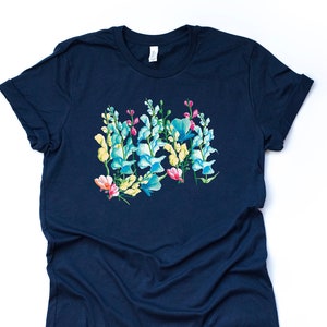 Summer Flowers, Super Pretty Summer Snapdragons Flowers Design, premium unisex shirt, 3 color choices, 2X, 3X, 4X, plus sizes available