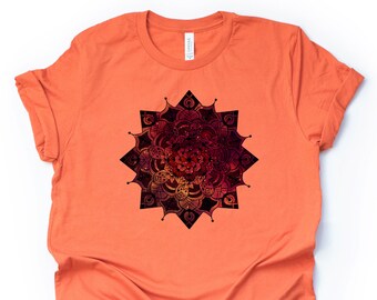 Orange Ocean Ombre Landscape Shirt