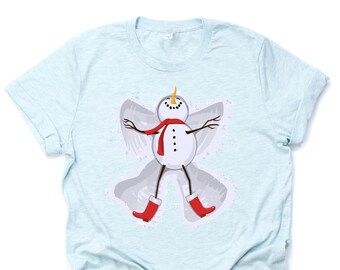 snow angel shirt