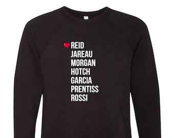 Custom Criminal Minds Character Bella+Canvas Sweatshirt