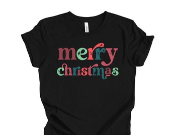 Fun Merry Christmas Tee - Distressed Unisex Shirt