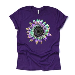 Sunflower Graphic T-Shirt: Bella + Canvas Unisex Tee