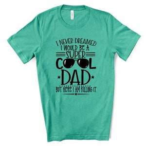 Camiseta gráfica "Papá Súper Genial", Camiseta Divertida para el Día del Padre
