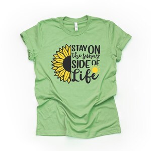 Sunflower Graphic T-Shirt: Bella Canvas Unisex Tee