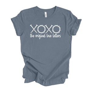 Christian Easter Tee: XOXO Original Love Letters Design