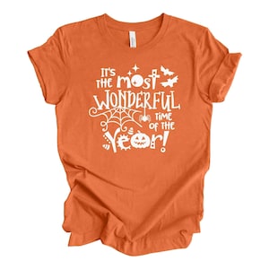 Halloween, It&#39;s The Most Wonderful Time of the Year Halloween premium unisex shirt, 3 color choices, 3x Halloween, 4x Halloween, plus sizes