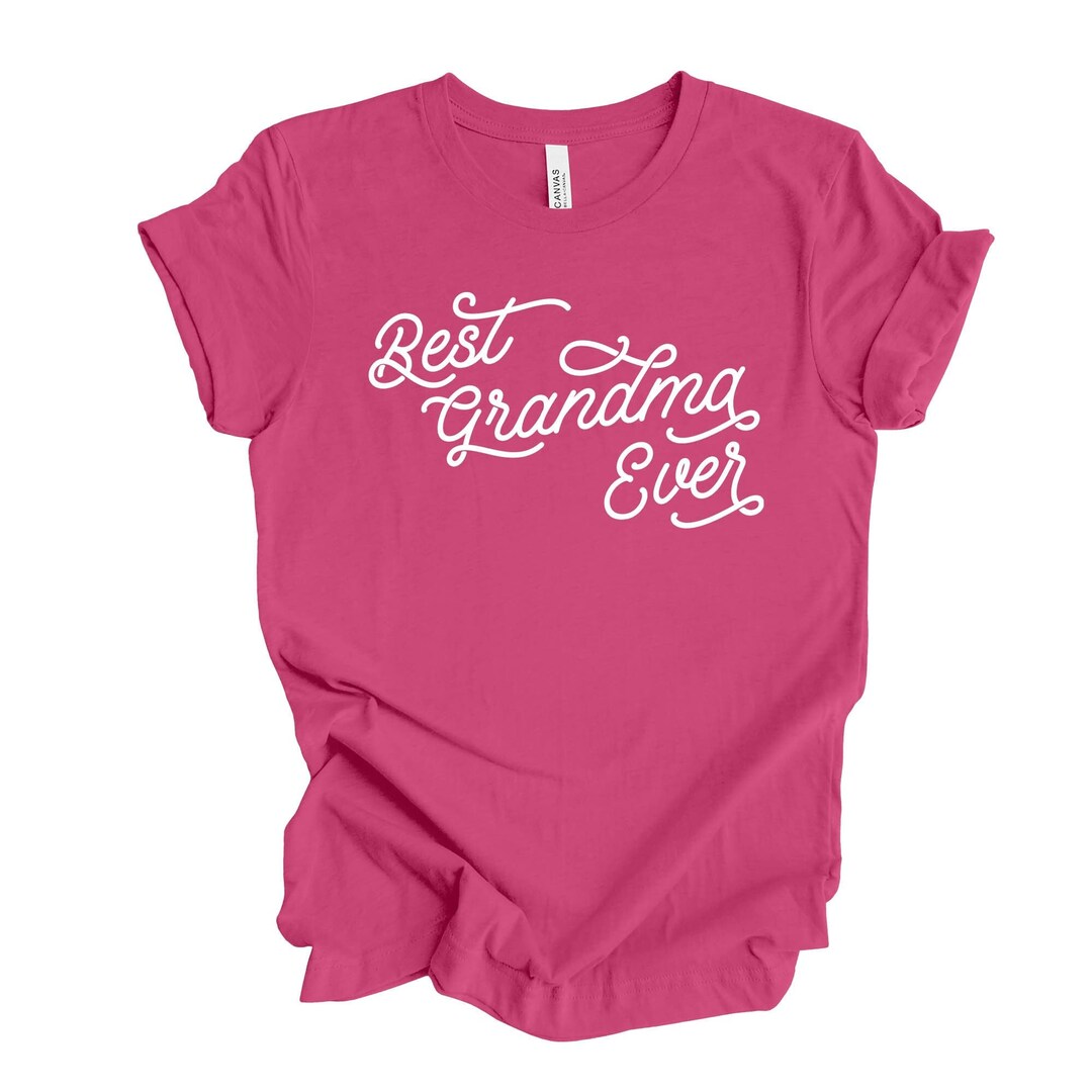 Grandma Tee, Best Grandma Ever, Grandma Gift, Simple Grandmother Shirt