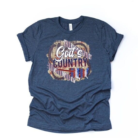 Patriotic Tee Beautiful God's Country 