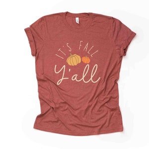 Fall Y'all Pumpkin Tee, Unisex Shirt bild 2