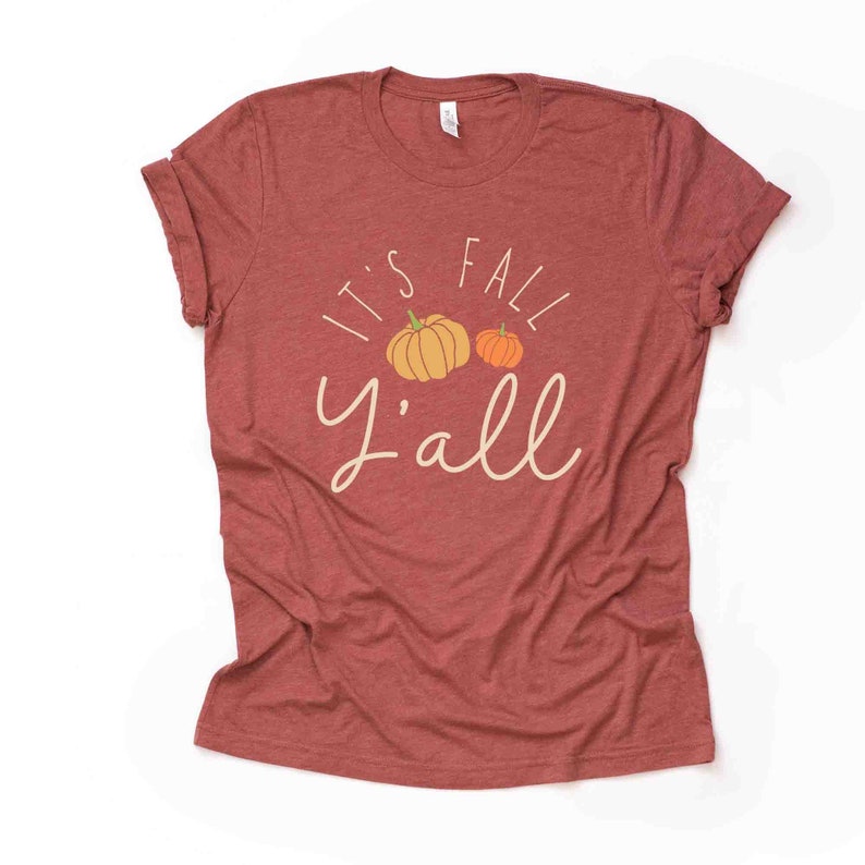 Fall Y'all Pumpkin Tee, Unisex Shirt bild 2