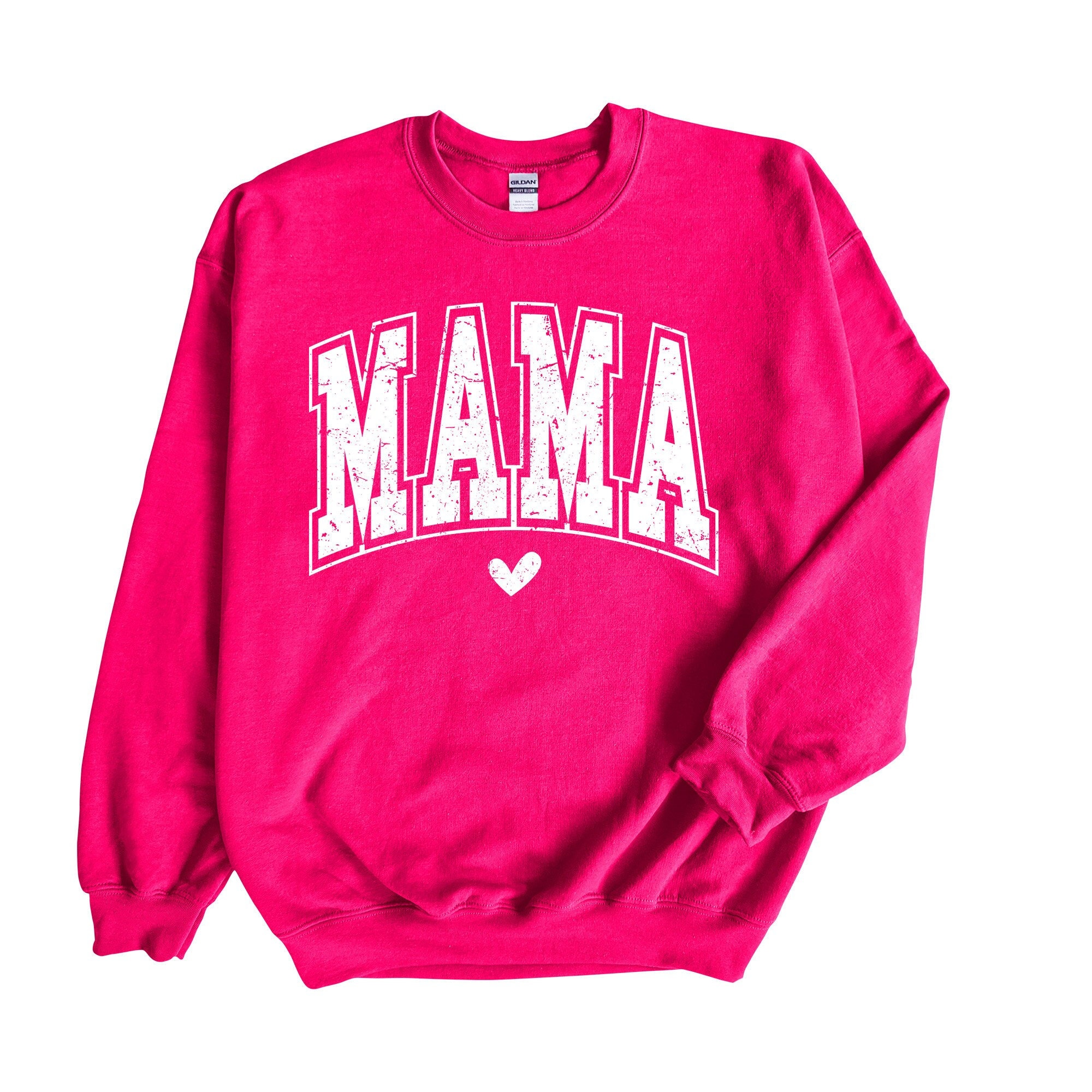 mama❤︎ Comfort Colors® Mama Shirt, Trendy Groovy Cropped Boxy