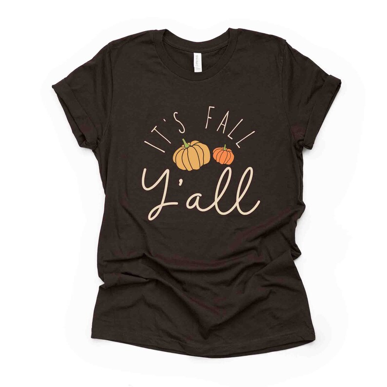 Fall Y'all Pumpkin Tee, Unisex Shirt bild 3