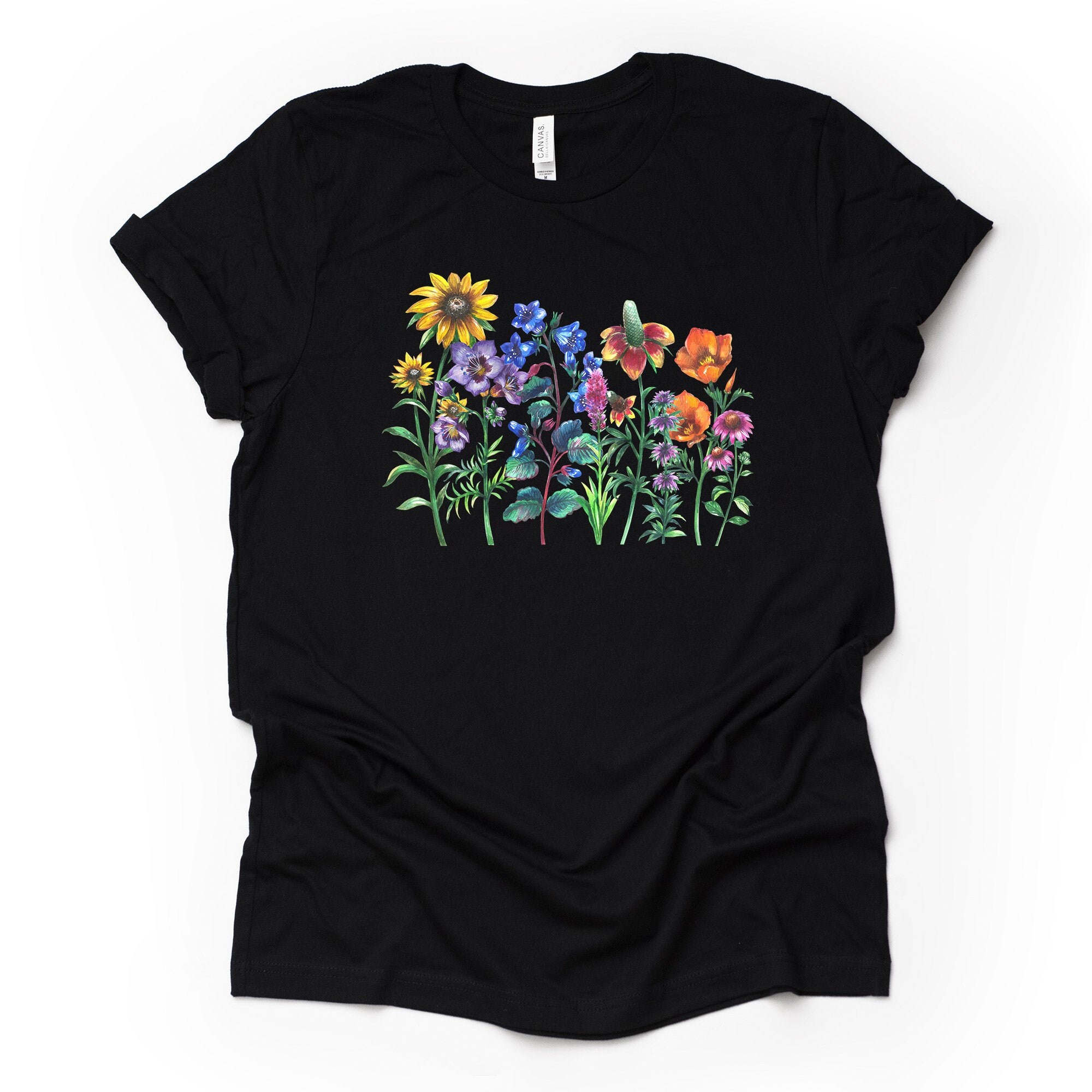 Summer Wildflowers Beautiful Garden of Wildflowers Design - Etsy