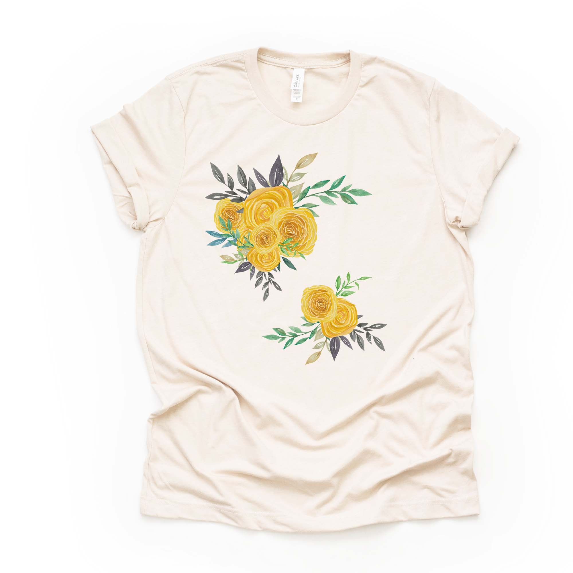 【Paragraph】23SS★ Yellow Rose T-shirt No.002 Paragraph】23SS☆ Yellow Rose T-shirt No.002 (Paragraph/T