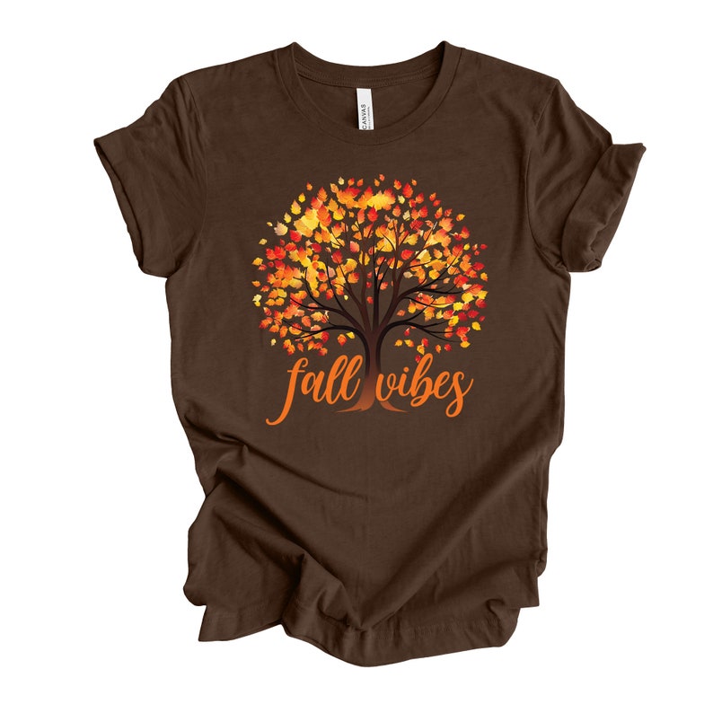 Fall Tree Graphic Tee: Unisex Autumn Vibes Shirt - Etsy